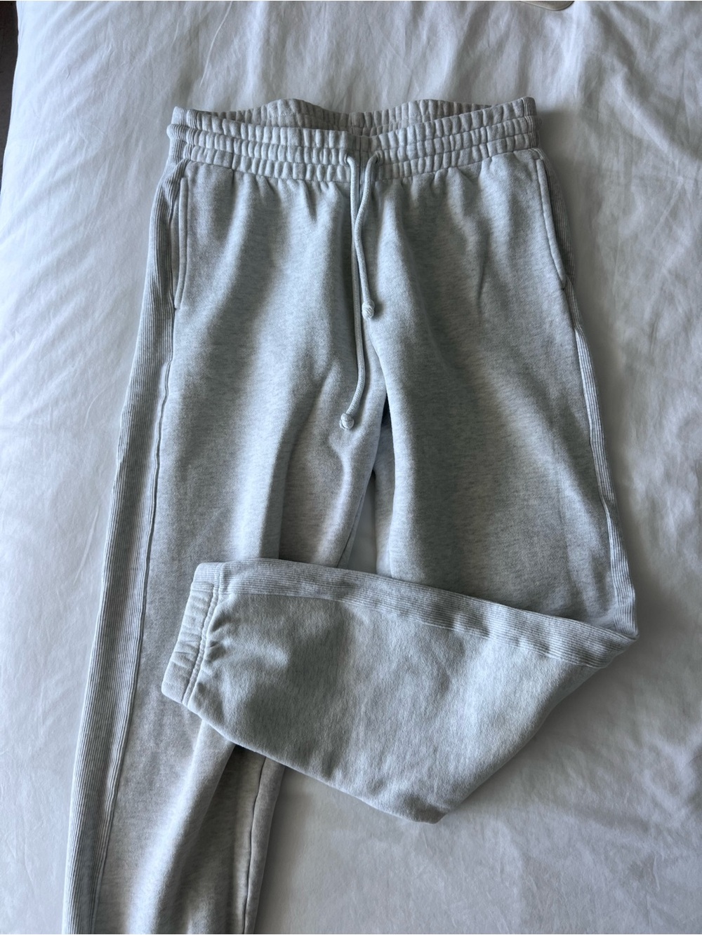 TNA Light Gray Jogger Sweatpants with Drawstring